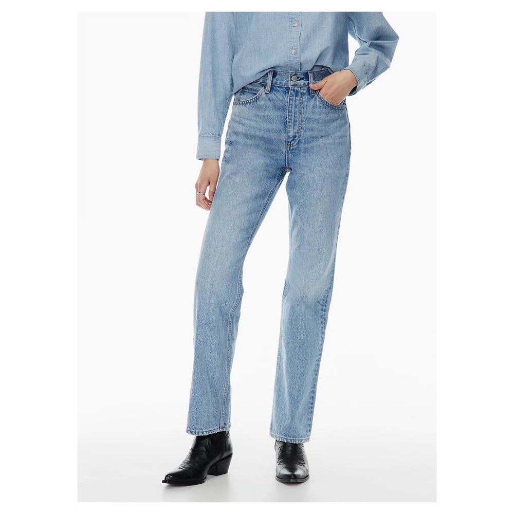 Aritzia Denim Forum The Vintage Jane High Rise Boot - Picture 2 of 13